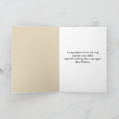 'Knappe Duivel!' verjaardagskaart, Bull Dog Kaart (Binnen)