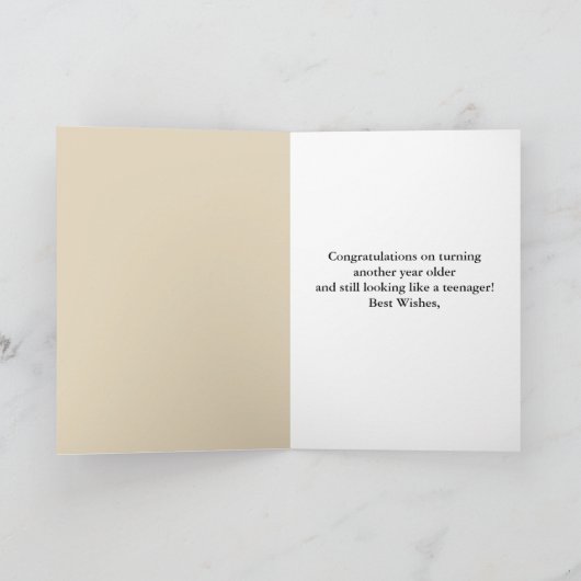 'Knappe Duivel!' verjaardagskaart, Bull Dog Kaart (Binnen)