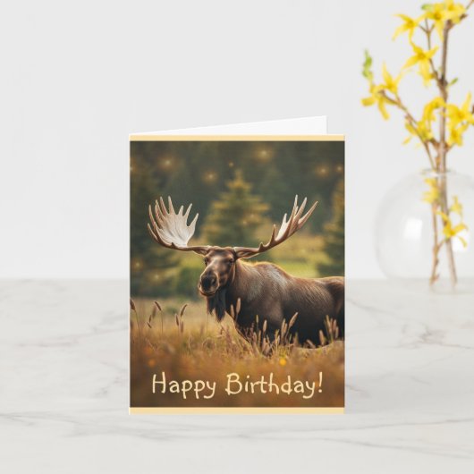 knappe eland kaart (Gele Bloem)