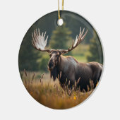 knappe eland keramisch ornament (Links)