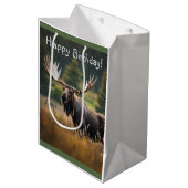knappe eland medium cadeauzakje (Voorkant Gekanteld)