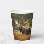 knappe eland papieren bekers (Achterkant)