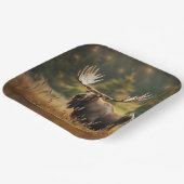 knappe eland papieren bordje (Gebogen)