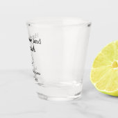 knappe en kan koken masterchef man keukenkoning shot glas (Rechts)