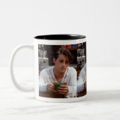 Knappe Joey Coffee Mok-Sip in stijl met vrienden Tweekleurige Koffiemok (Links)