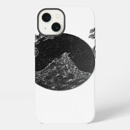 Knappe jongen iPhone hoesje (Achterkant)