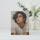 KNAPPE JONGEN SCHATJE BRIEFKAART (Staand voorkant)