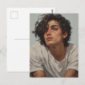 KNAPPE JONGEN SCHATJE BRIEFKAART (Voorkant / Achterkant)