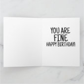 KNAPPE KEREL FUNNY KAART VOOR HAAR (Binnen)