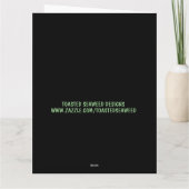 KNAPPE KEREL FUNNY KAART VOOR HAAR (Achterkant)