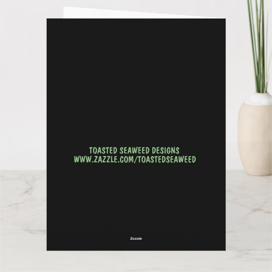 KNAPPE KEREL FUNNY UITGEVERSKAART VOOR HAAR KAART (Achterkant)