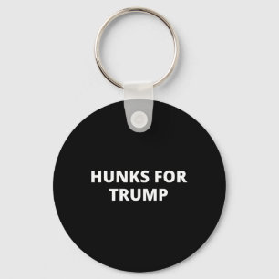 Knappe Kerels Voor Trump - Aanhanger van Donald Tr Sleutelhanger