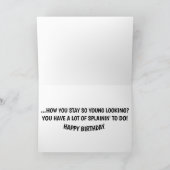 KNAPPE LATIJNSE KEREL VERJAARDAGSKAARTEN VOOR HAAR KAART (Binnen)