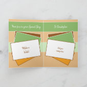 Knappe man op je verjaardag groene foto Kaart (Binnen)