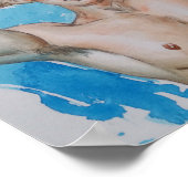 Knappe man poster (Hoek)