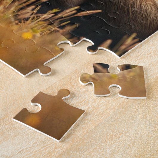 Knappe Moose Jigsaw Puzzel (Zijkant)