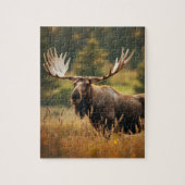 Knappe Moose Jigsaw Puzzel (Verticaal)