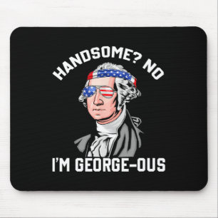 Knappe Nee George Washington 1776 Grappige 4e Juli Muismat