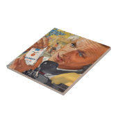knappe Onderkoning roker Tegeltje (Zijkant)