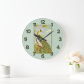 Knappe Peacock Wall Clock Grote Klok (Huis)