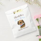 Knappe Puppy Dog Baby shower Party Favoriete Tasse Bedankzakje (Gezegeld)