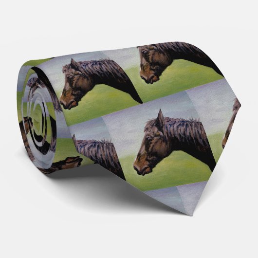 Knappe Quarter Horse Bailey Halsdoek Stropdas (Opgerold)