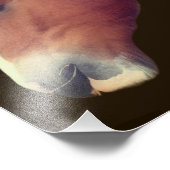 Knappe Shire Draft Horse Face 8x10 Foto Afdruk (Hoek)