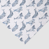 knappe strandwalvispartij tissuepapier (Detail)