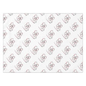 knappe tekening kleine bloem tafelkleed (Voorkant (Horizontaal))