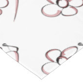 knappe tekening kleine bloem tafelkleed (Gekanteld)