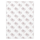 knappe tekening kleine bloem tafelkleed (Voorkant)