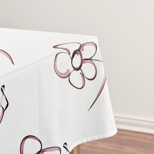 knappe tekening kleine bloem tafelkleed (Voorbeeld)