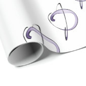 knappe tekening kleine planeet cadeaupapier (Rol Hoek)