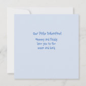 Knappe Valentijn jongen  Kaart (Achterkant)