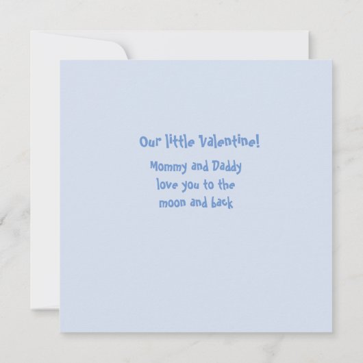 Knappe Valentijn jongen Kaart (Achterkant)