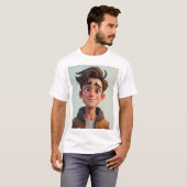 Knappe vent t-shirt (Voorkant volledig)