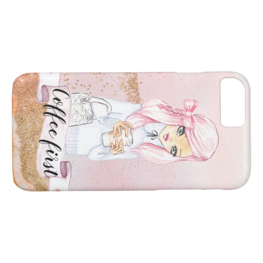 knappe winterblogger Case-Mate iPhone case (Achterkant (Horizontaal))