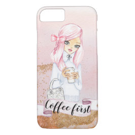 knappe winterblogger iPhone 8/7 hoesje