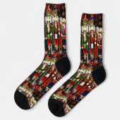 Knappekrakers Notenkraker Kerstmis Sokken (Links)
