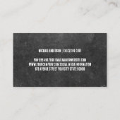 knapperig gebakken kippenvuur visitekaartje (Achterkant)