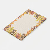 Knapperige bladeren & gezellige lijnen post-it® notes (Schuin)