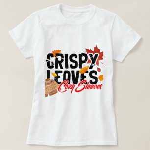 Knapperige bladeren, gezellige Sleeves T-shirt