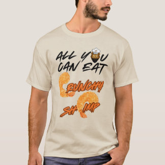 knapperige garnaal t-shirt