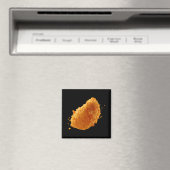 Knapperige Kip Nugget Grappig Voedsel Nuggets Tend Magneet (Insitu (Vaatwasser))