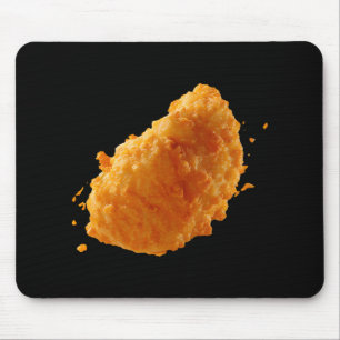 Knapperige Kip Nugget Grappig Voedsel Nuggets Tend Muismat