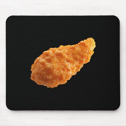 Knapperige Kip Tender Grappig Kipnuggets Liefhebbe Muismat (Voorkant)