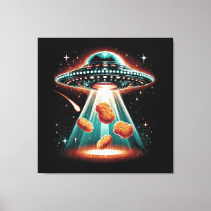 Knapperige kipnugget canvas afdruk