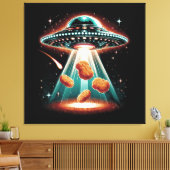 Knapperige kipnugget canvas afdruk (Insitu (Woonkamer))