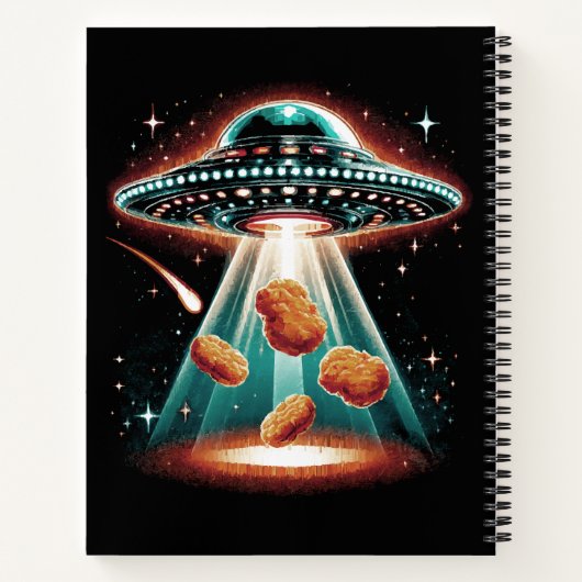 Knapperige kipnugget notitieboek (Achterkant)