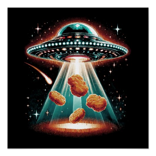 Knapperige kipnugget perfect poster (Voorkant)